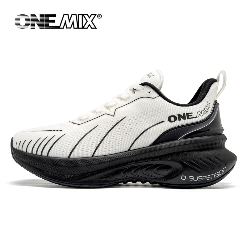 Onemix男性用の新しいクッション性のランニングシューズ適 - Reflective Night Running Shoes のレビューと価格
