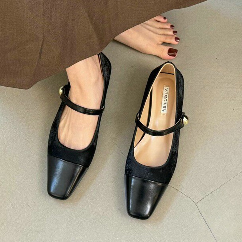 メアリージェーンシューズ女性用エレガントチャンキーシューズド - Sandals のレビューと価格