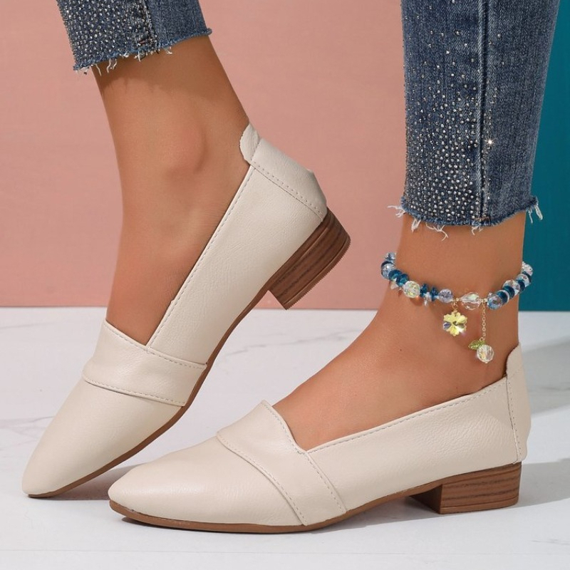 スリッポンシューズ レディース フラットシューズ 無地 ポイ - Sandals のレビューと価格