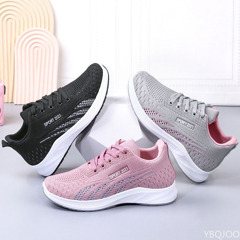 大きいサイズ 春秋ファッション 新作 軽量 カジュアル レデ - Breathable Mesh Athletic Shoes のレビューと価格
