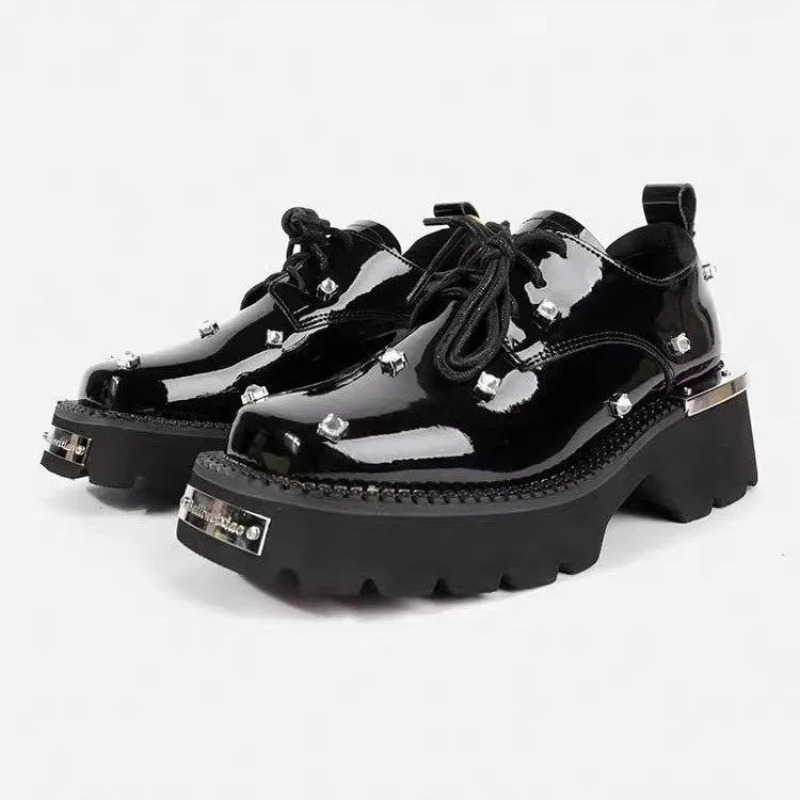 女性ローファークリスタルプラットフォーム分厚いメアリージェー - Sandals のレビューと価格