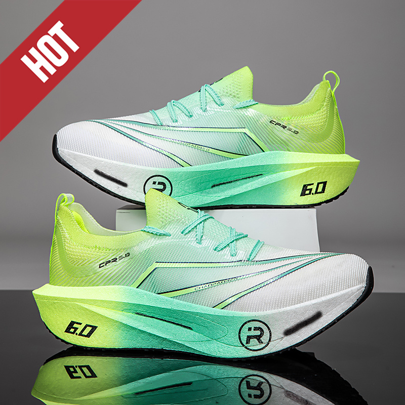 ランニングシューズ カーボンボード エアクッション マラソン - Breathable Mesh Athletic Shoes のレビューと価格
