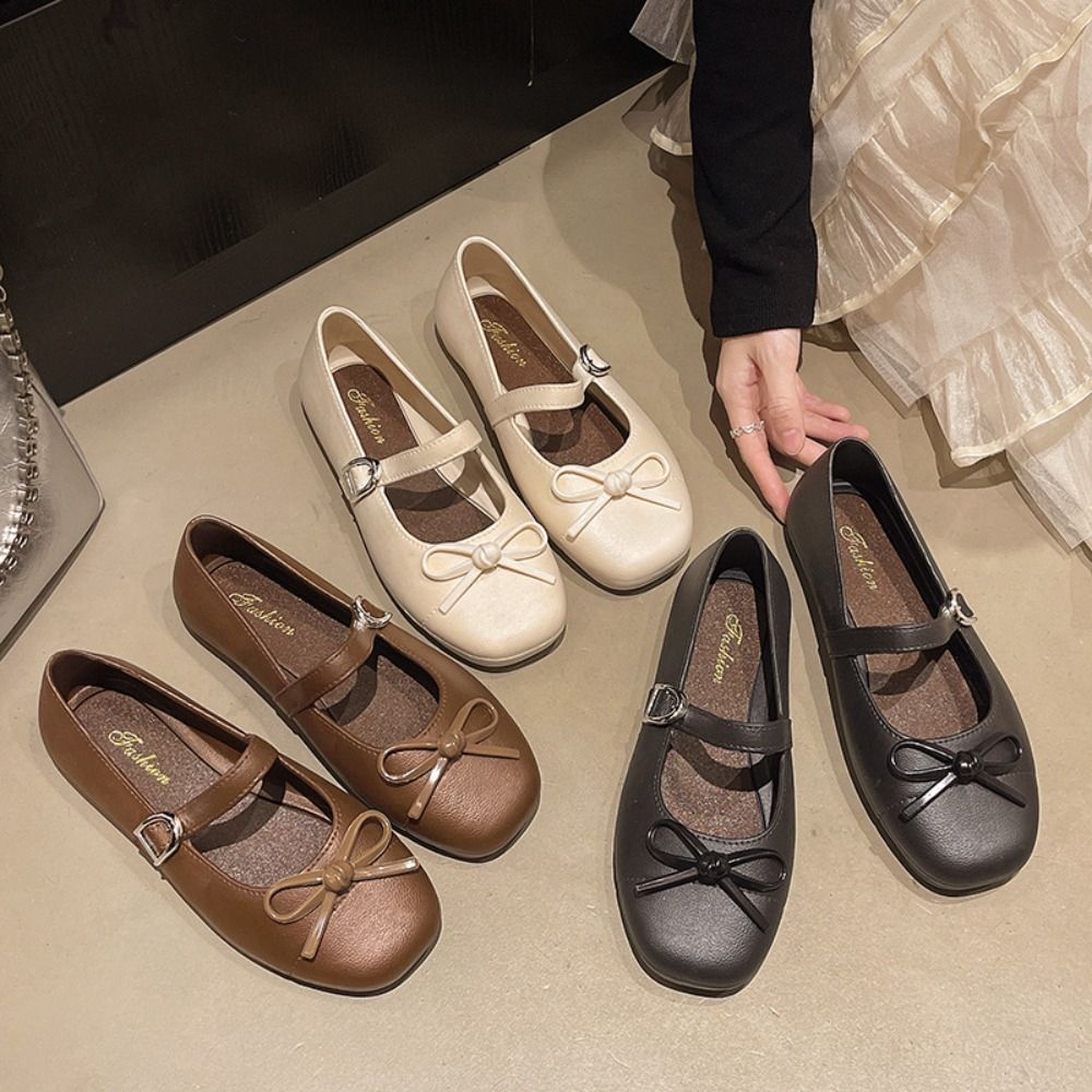 スイートな女性用パールボウタイサンダル、滑り止め付き快適ロー - Sandals のレビューと価格