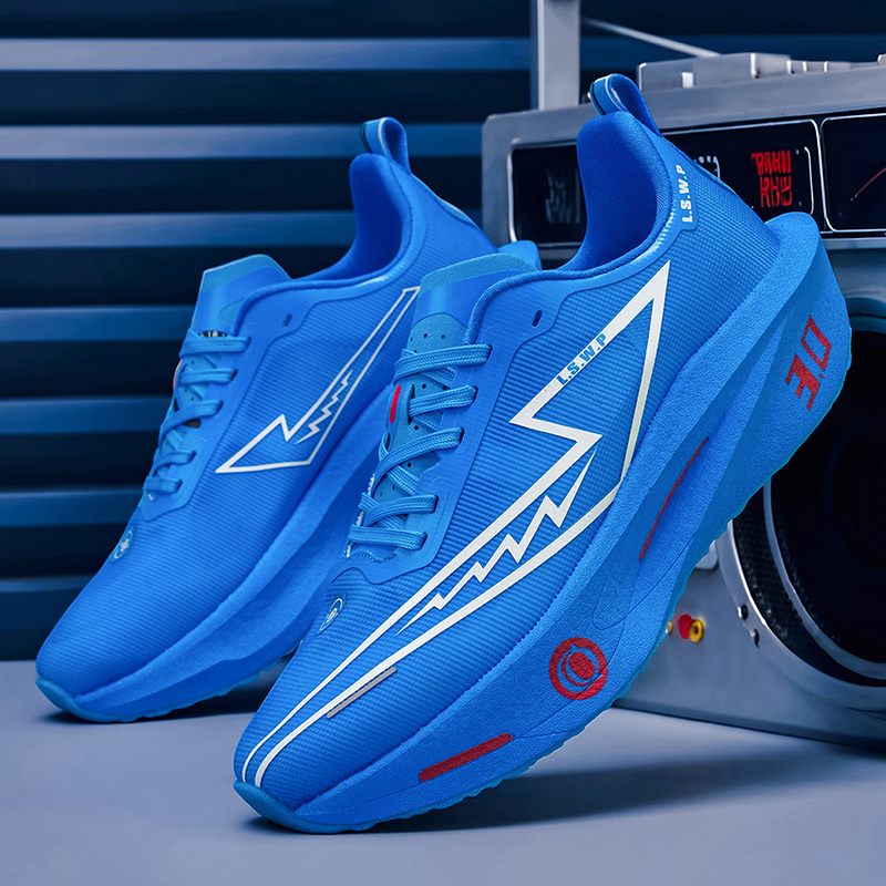 メンズランニングシューズ、通気性、快適性、耐衝撃性、オフロー - Lightweight Road Running Shoes のレビューと価格